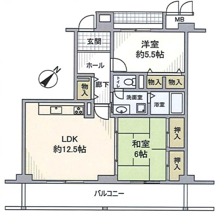 成増アクト1 　4階　間取図